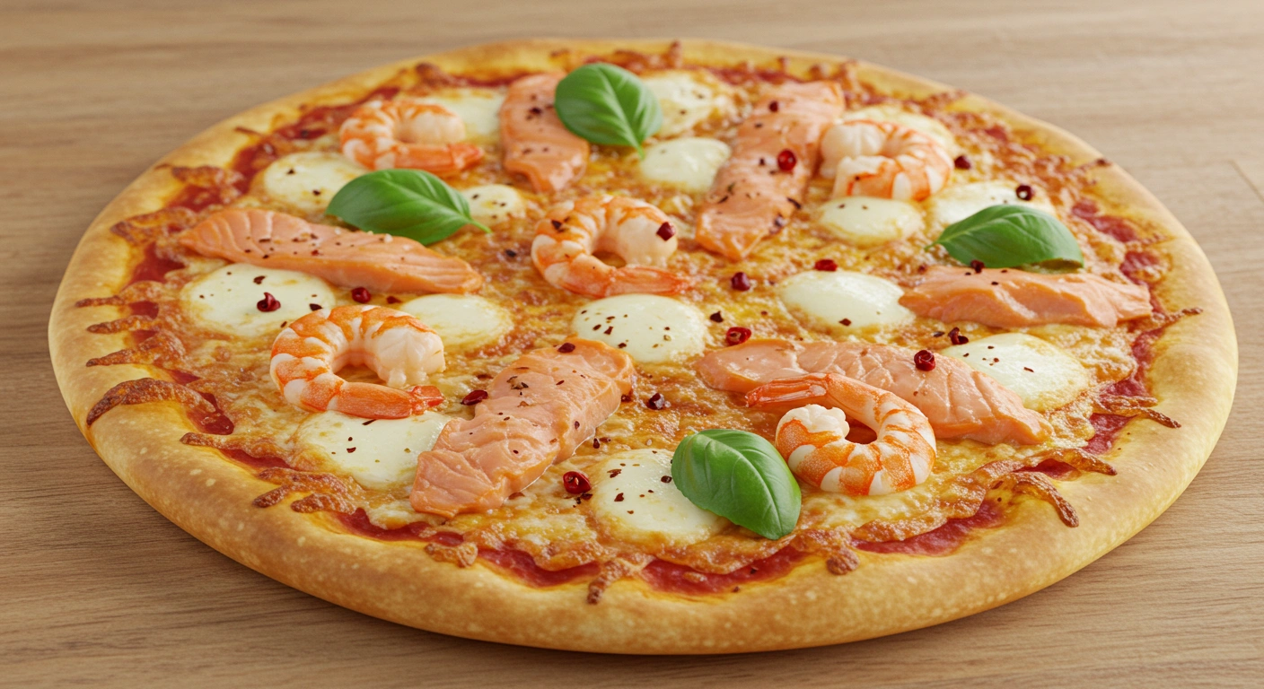 Kid-Friendly Seafood Pizza